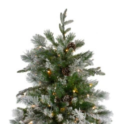 Northlight 6.5' Pre-Lit LED Full Mixed Rosemary Emerald Angel Pine Artificial Christmas Tree - Clear Lights -Christmas Decoration Shop northlight v27363 3 48713.1587643979