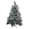 Northlight 4.5' Flocked Black Spruce Artificial Christmas Tree - Unlit -Christmas Decoration Shop northlight v27369 82017.1588356226