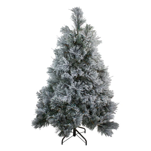Northlight 4.5' Flocked Black Spruce Artificial Christmas Tree - Unlit 3 Northlight 4.5' Flocked Black Spruce Artificial Christmas Tree - Unlit