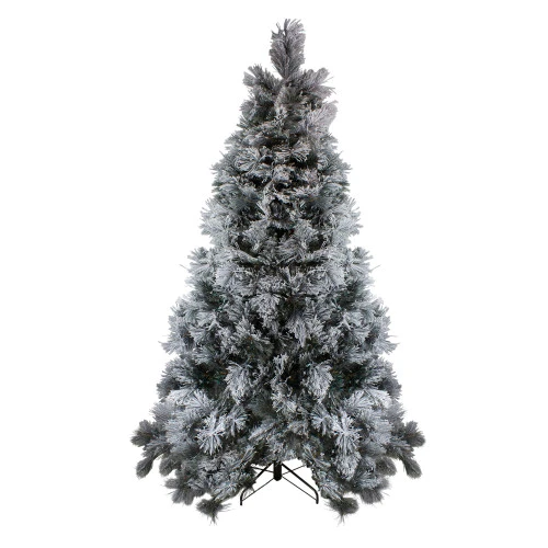 Northlight 7.5' Flocked Black Spruce Artificial Christmas Tree - Unlit 3 Northlight 7.5' Flocked Black Spruce Artificial Christmas Tree - Unlit