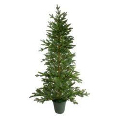 Northlight 4' Potted Noble Pine Artificial Christmas Tree - Unlit