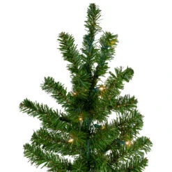 Northlight 6.5' Pre-Lit Canadian Pine Slim Artificial Christmas Wall Tree - Clear Lights 11 Northlight 6.5' Pre-Lit Canadian Pine Slim Artificial Christmas Wall Tree - Clear Lights -Christmas Decoration Shop northlight v27378 2 88705.1664379665