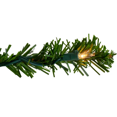 Northlight 6.5' Pre-Lit Canadian Pine Slim Artificial Christmas Wall Tree - Clear Lights 5 Northlight 6.5' Pre-Lit Canadian Pine Slim Artificial Christmas Wall Tree - Clear Lights - Image 3