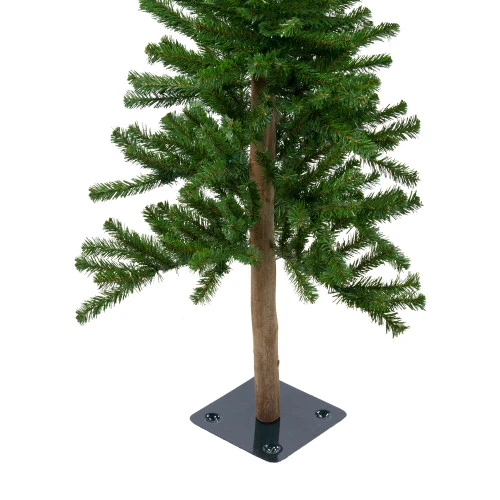 Northlight Set Of 3 Alpine Artificial Christmas Trees 4', 5' And 6' - Unlit 5 Northlight Set Of 3 Alpine Artificial Christmas Trees 4', 5' And 6' - Unlit - Image 3