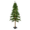 Northlight 6' Pre-Lit Pencil Alpine Artificial Christmas Tree, Clear Lights -Christmas Decoration Shop northlight v27436 70275.1588369243