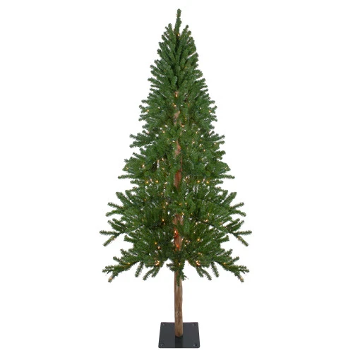 Northlight 7' Pre-Lit Medium Alpine Artificial Christmas Tree, Clear Lights 3 Northlight 7' Pre-Lit Medium Alpine Artificial Christmas Tree, Clear Lights