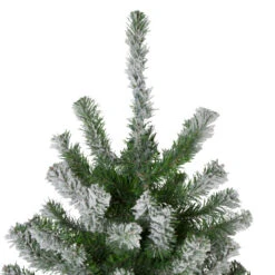 Northlight 6ft Flocked Alpine Artificial Christmas Tree - Unlit -Christmas Decoration Shop northlight v27439 2updated 56591.1665610746