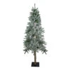 Northlight 6ft Flocked Alpine Artificial Christmas Tree - Unlit -Christmas Decoration Shop northlight v27439updated 12023.1665519667