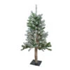 Northlight 3' Pre-Lit Flocked Alpine Artificial Christmas Tree - Clear Lights -Christmas Decoration Shop northlight v27440updated 14248.1665610746