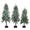 Northlight Set Of 3 Slim Flocked Alpine Artificial Christmas Trees 6' - Unlit -Christmas Decoration Shop northlight v27447 57719.1588358965
