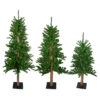Northlight Set Of 3 Alpine Artificial Christmas Trees 3', 4'and 5'- Unlit -Christmas Decoration Shop northlight v27452 14527.1588358961