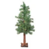 Northlight 3' Pre-Lit Medium Woodland Alpine Artificial Christmas Tree - Clear Lights -Christmas Decoration Shop northlight ynt23 gr 57740.1588355268