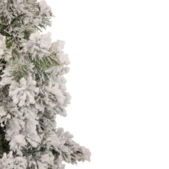 Northlight Set Of 3 Slim Flocked Alpine Artificial Christmas Trees 5' - Unlit -Christmas Decoration Shop northlight ynt775 fk 3 updated 17358.1657129359