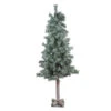 Northlight 4' Lightly Flocked And Glittered Woodland Alpine Artificial Christmas Tree - Unlit -Christmas Decoration Shop northlight yt8448 fk 78805.1587644175