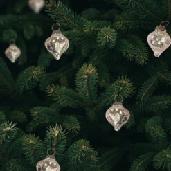 6 Pack | Mercury Glass Small Ornaments (3.25-inch, Silver, Carla Design) - Great Gift Idea, Vintage-Style Decorations For Christmas, Special Occasions, Home Decor And Parties -Christmas Decoration Shop or142sv 6pk mercury glass ornaments silver carla image 4