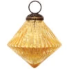 BLOWOUT Vintage-Style Small Glass Ornament (3-Inch, Gold, Adele Design, Single) -Christmas Decoration Shop or160gd glass ornament 2 gold adele