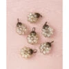 6 Pack | Mini Mercury Glass Ornaments (Celine Design, 2-Inch, Silver) - Vintage-Style Decoration -Christmas Decoration Shop or182sv 6pk mercury glass ornaments celine silver