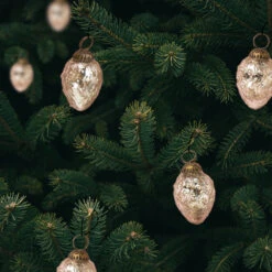 6 Pack | Mercury Glass Mini Ornaments (1.75-inch, Silver, Marie) - Great Gift Idea, Vintage-Style Decoration For Christmas, Home Decor And Parties -Christmas Decoration Shop or189sv 6pk mercury glass ornaments silver marie image 3