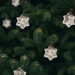 6 Pack | Mini Mercury Glass Star Ornaments (1.5-inch, Silver, Imogen Design) - Great Gift Idea, Vintage-Style Decorations For Christmas And Home Decor -Christmas Decoration Shop or198sv 6pk mercury star ornaments silver imogen image 4