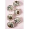6 Pack | Mercury Glass Small Ornaments (2.5-inch, Silver, Lucy Design) - Great Gift Idea, Vintage-Style Decorations For Christmas, Special Occasions, Home Decor And Parties -Christmas Decoration Shop or80sv 6pk mercury glass ornaments silver lucy