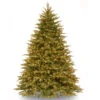 Christmas Central 7.5' Pre-Lit Full Nordic Spruce Artificial Christmas Tree, White Lights -Christmas Decoration Shop pens1 325 75 52390.1670489781