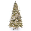 Christmas Central 6.5’ Pre-Lit Snowy Everest Fir Artificial Christmas Tree, Clear Lights -Christmas Decoration Shop pev3 311 65 08005.1588371430
