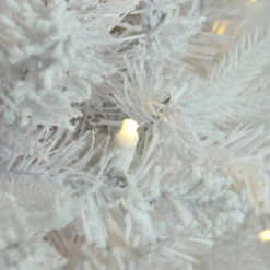 Northlight 6.5' Pre-Lit Medium Flocked Pine Artificial Christmas Tree - Warm White LED Lights -Christmas Decoration Shop qonfqhhw2us1v8ym8f2ntzpapwmhctnd 52934.1588362594