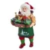 Santa Figurine - Fabriche Santa Holding Wine Basket - 10.5in -Christmas Decoration Shop santa figurine fabriche santa holding wine basket 10 5in 9