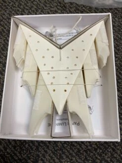 32" White Sleet Snowflake Lantern Pizzelle Design - Great With Or Without Lights - Ideal For Holiday And Snowflake Decorations, Weddings, Parties, And Home Decor -Christmas Decoration Shop sleet 2 85af5de5 3e77 4fe6 8e7e aee243e47f88