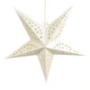 24" Solid White Stars Cut-Out Paper Star Lantern, Hanging Wedding & Party Decoration -Christmas Decoration Shop sowhstla