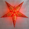 24" Red / Gold Monarch Glitter Paper Star Lantern, Hanging 2 24" Red / Gold Monarch Glitter Paper Star Lantern, Hanging -Christmas Decoration Shop star lantern glitter monarch red gold