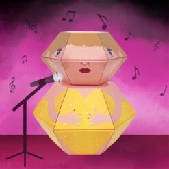 Taylor Swift Personalised 3D Pop-up Confetti Wild Card