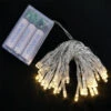 30 LED Warm White Mini String Lights, 10.8 FT Clear Cord, Battery Operated Powered -Christmas Decoration Shop warm white battery powered mini light