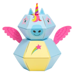 Rainbow Unicorn 3D Pop-up Confetti Wild Card -Christmas Decoration Shop wc rainbow unicorn