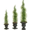 Set Of 3 Potted Sparkling Frosted Spiral Topiary Artificial Christmas Tree 1.5' - Unlit 1 Set Of 3 Potted Sparkling Frosted Spiral Topiary Artificial Christmas Tree 1.5' - Unlit -Christmas Decoration Shop yg4k6cpp23ptcdhdtryb96cfwhh92pny 50478.1588362247