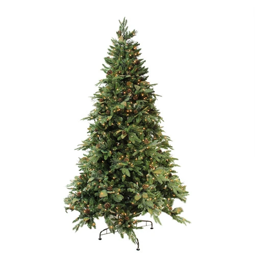 7.5' Pre-Lit Green River Spruce Artificial Christmas Tree - Clear Lights 3 7.5' Pre-Lit Green River Spruce Artificial Christmas Tree - Clear Lights